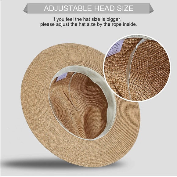 NEW Packable wide brim fedora hat - Picture 4 of 6